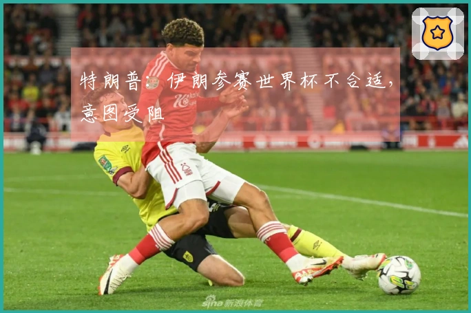 特朗普：伊朗参赛世界杯不合适，意图受阻